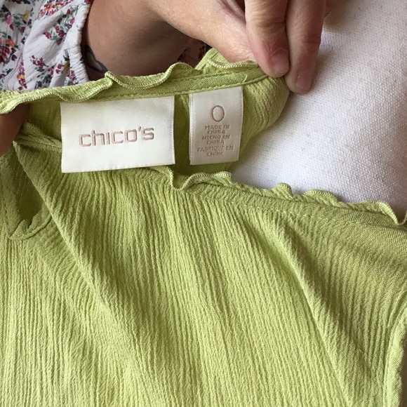 Chico’s Cold Shoulder blouse - Picture 4 of 4